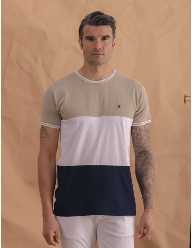 CAMISETA PANELADA RIBETE
