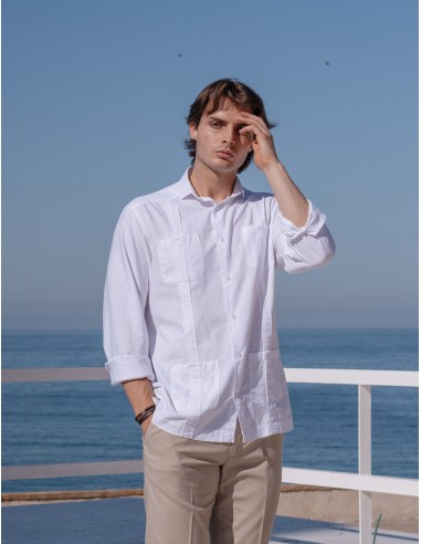 CAMISA CUBANA BLANCA